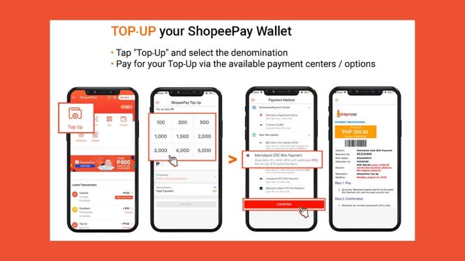 How to top up shopeepay on pc
