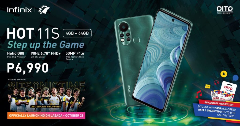 Infinix Launches HOT 11S, Partners with ONIC Philippines