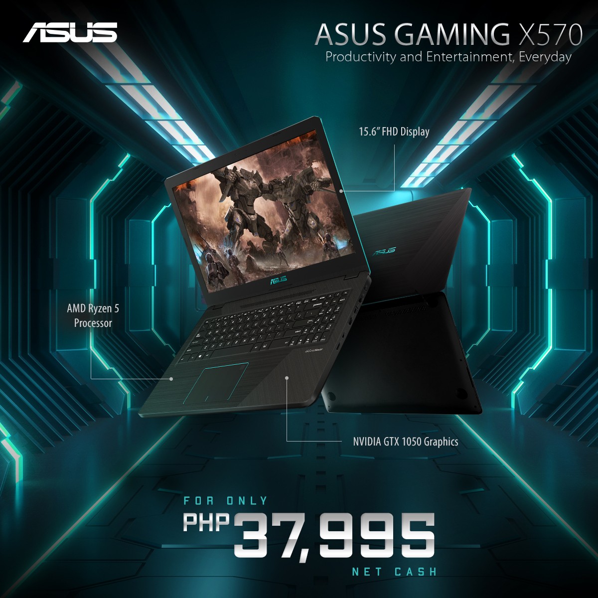 ASUS Gaming's X570 is the Most Affordable Notebook to have a GTX1050 GPU - UNBOX PH