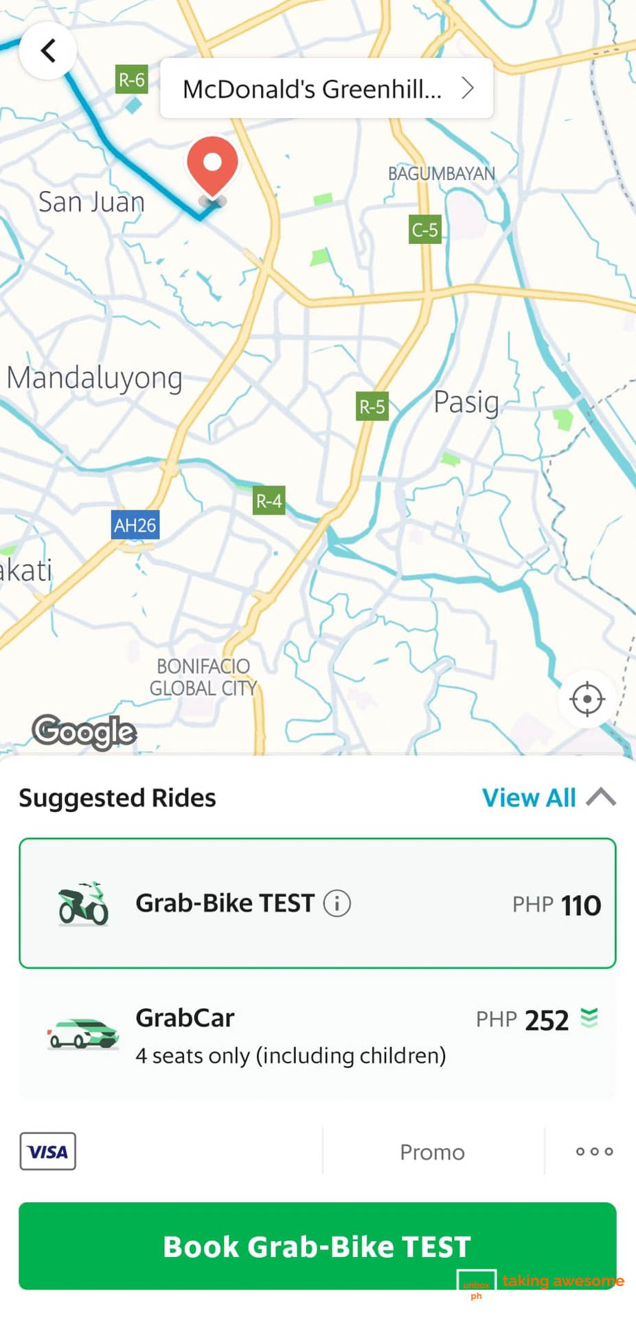 Grab Philippines Revives Grab Bike Feature - UNBOX PH