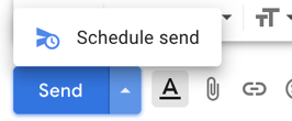 gmail schedule emails