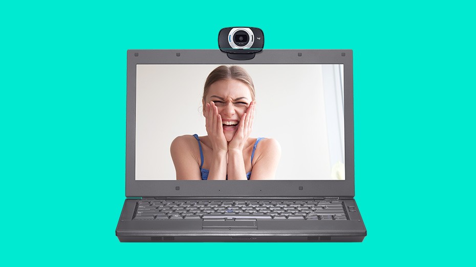 laptop with full hd webcam