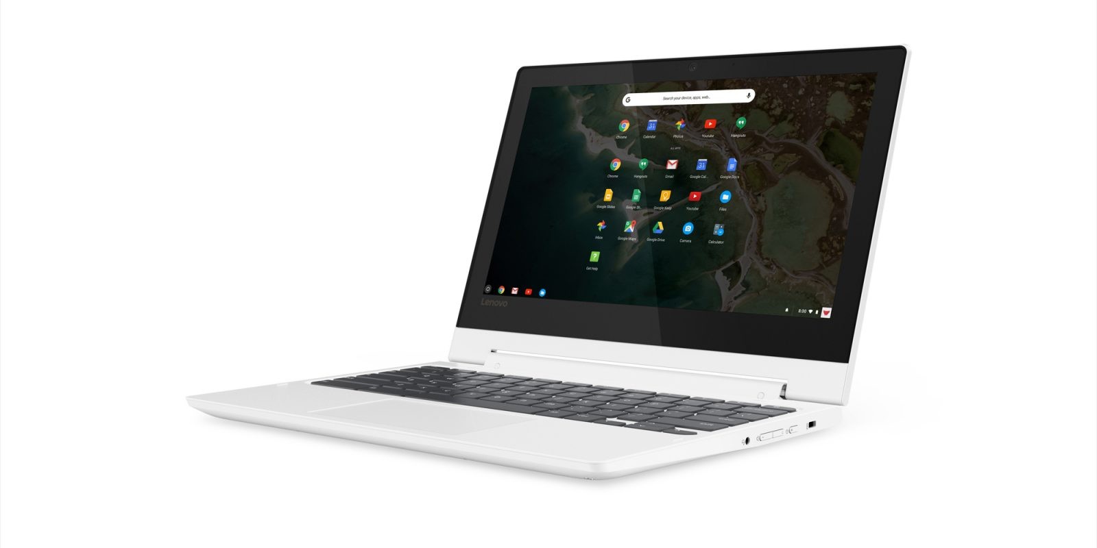 White Google Chromebook