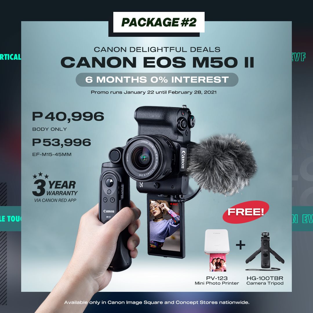 canon m50 camera price philippines