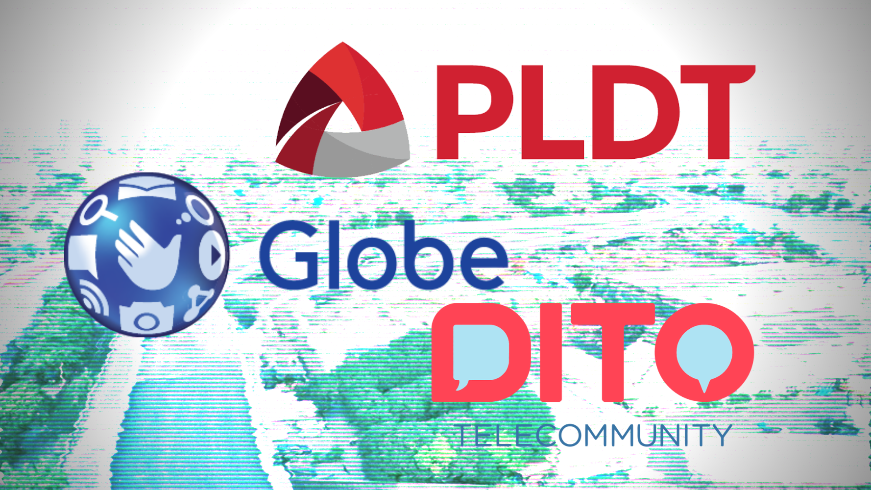 Three Philippine Telcos PLDT, Globe, and DITO