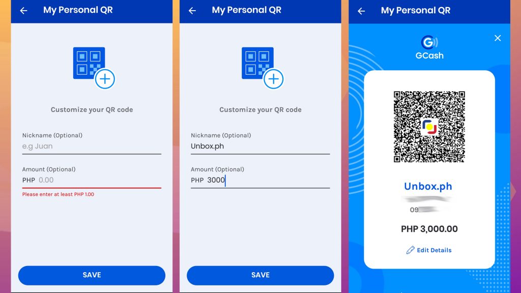 how to know gcash number from qr code