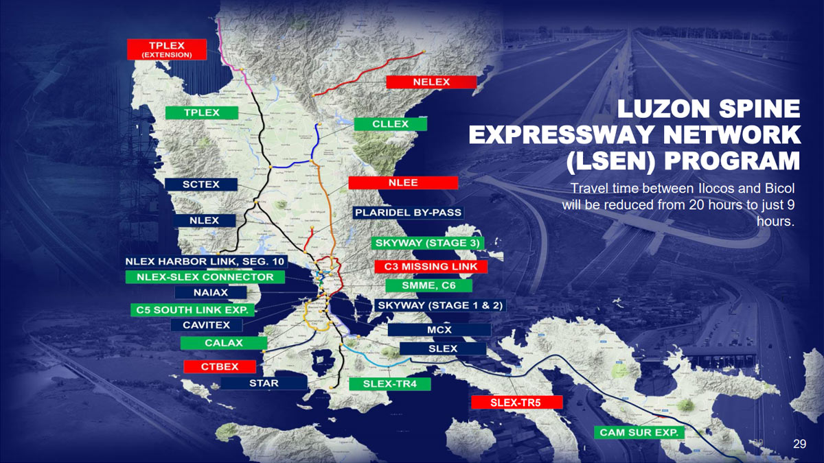 Luzon Spine Expressway Network to shorten north to south trips