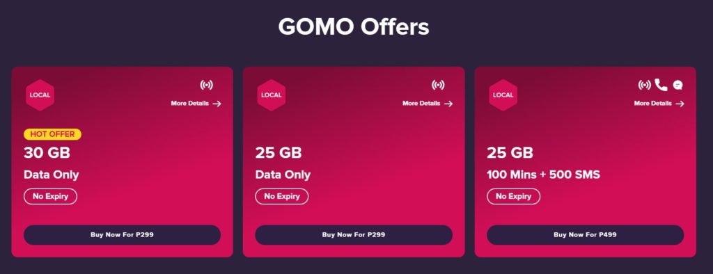 50GB Gomo Data Promo