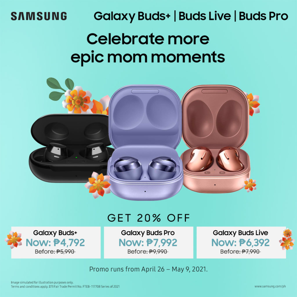 Samsung Mother's Day Deals Galaxy Buds