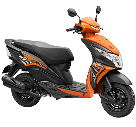 Honda dio on road shop price 2021