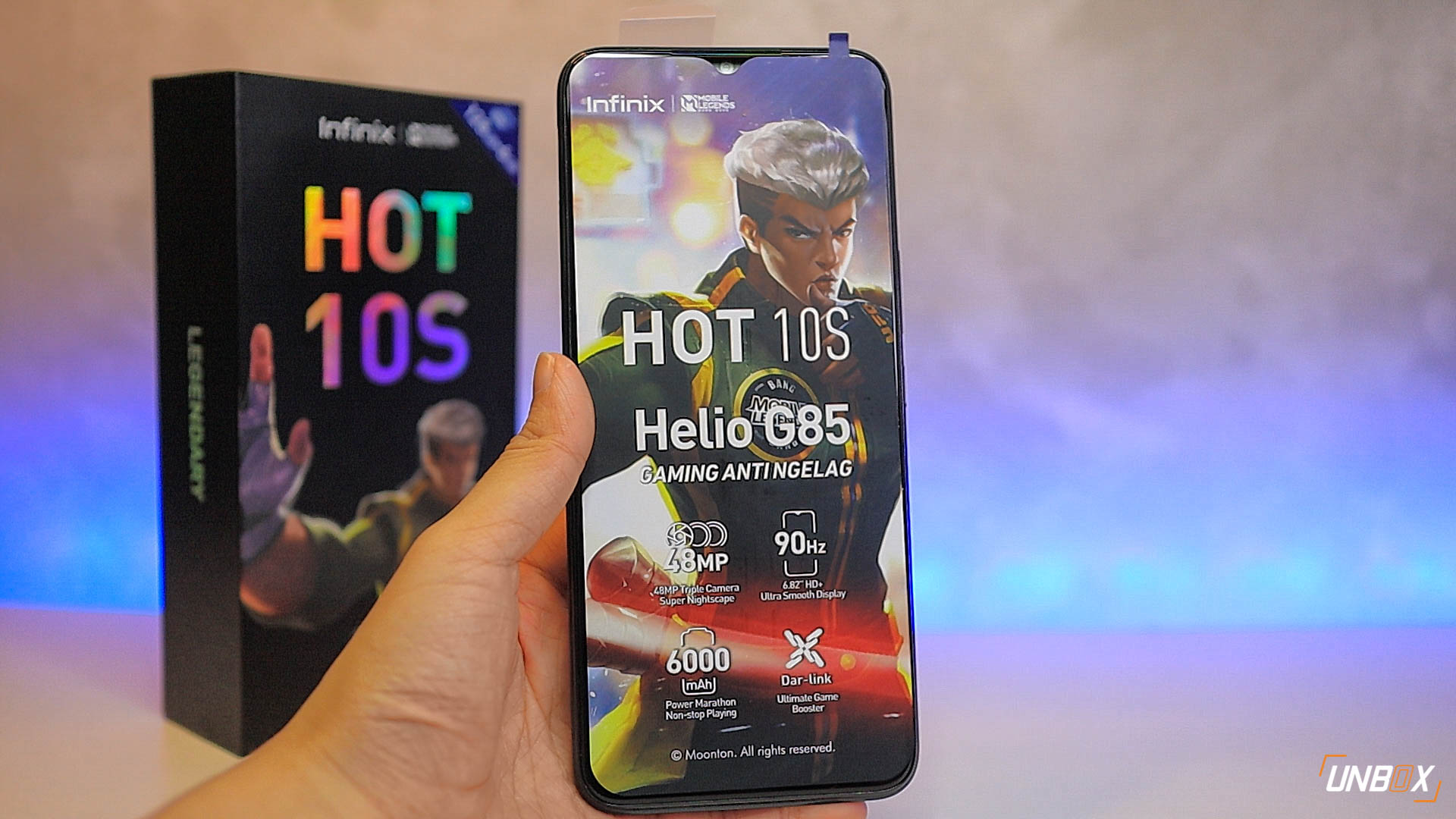 infinix hot 10s mobile legends