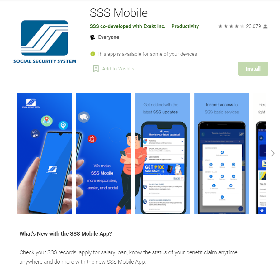 SSS Mobile App