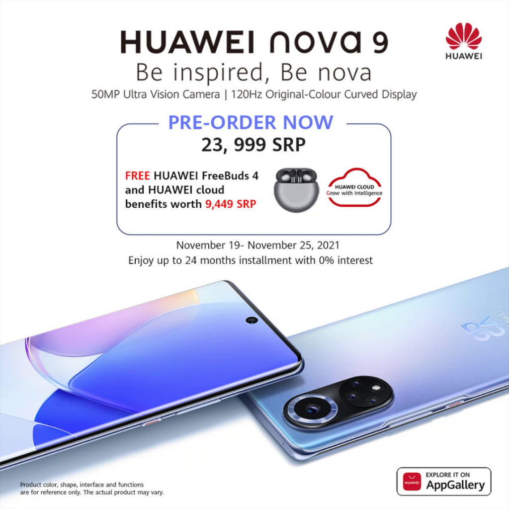 Huawei Announces Official Price for the nova 9 in the Philippines