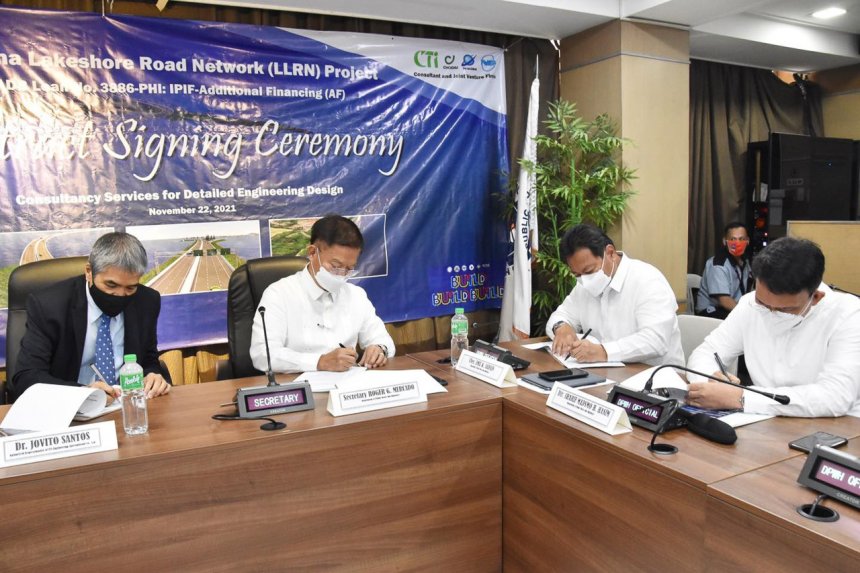 DPWH to Start Laguna Lakeshore Road Network Next Month