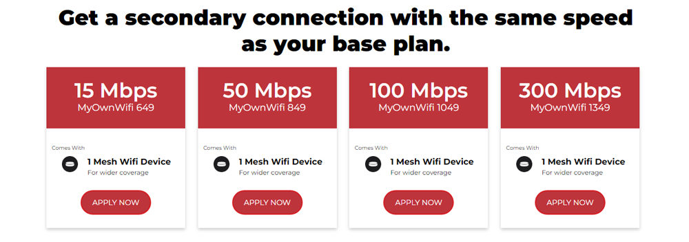 PLDT Introduces MyOwnWiFi Plans