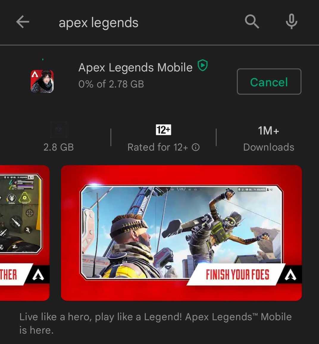 Apex Legends Mobile now available to download from Google Play
