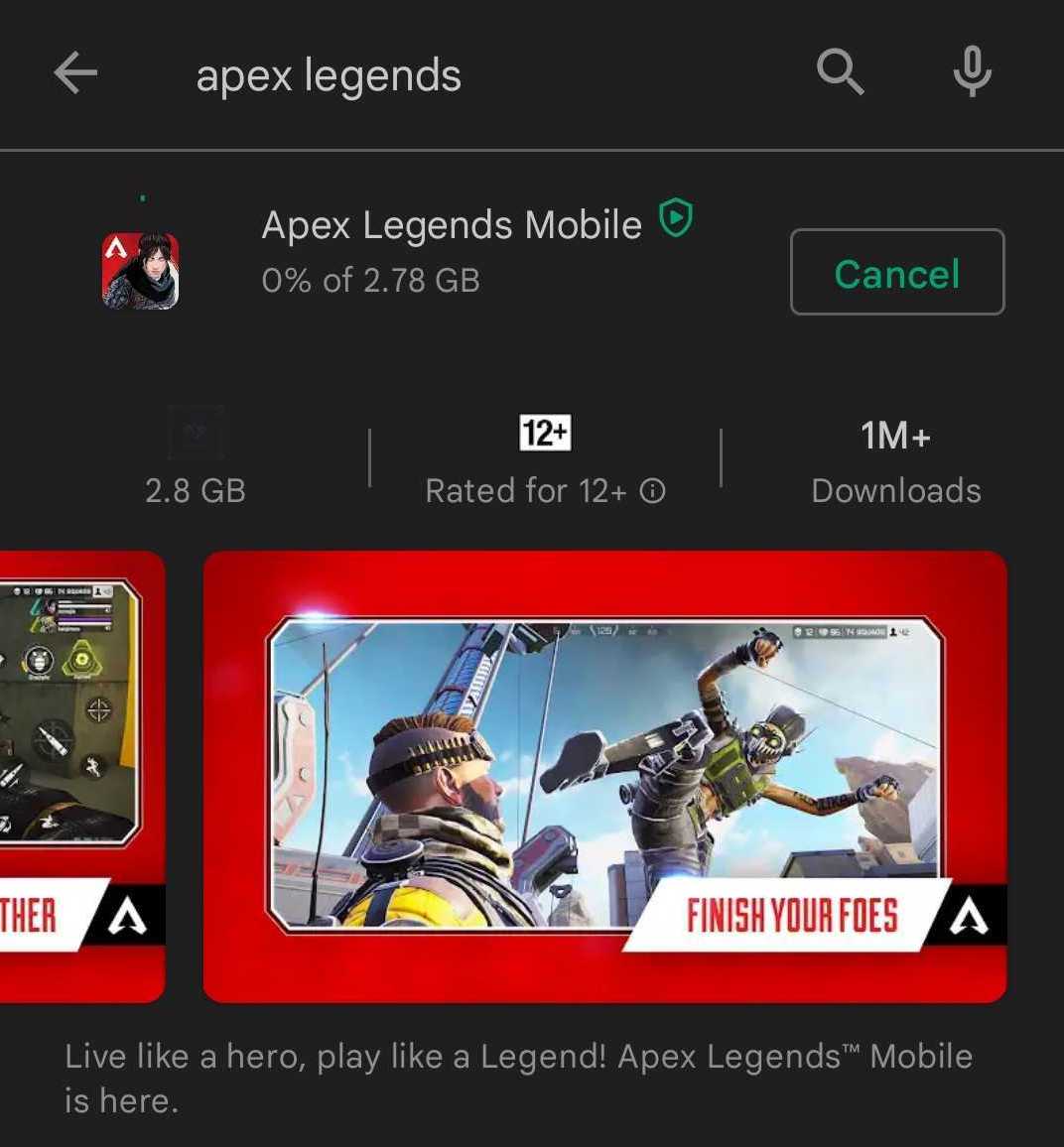 Apex Legends Mobile is now available in few countries, download now