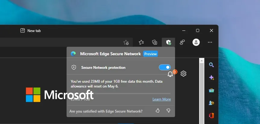 Microsoft Edge to Include a Free Built-in VPN Soon