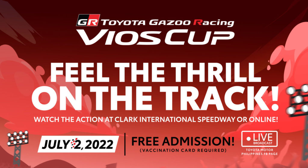 Catch the 2022 Toyota Gazoo Racing Vios Cup this July