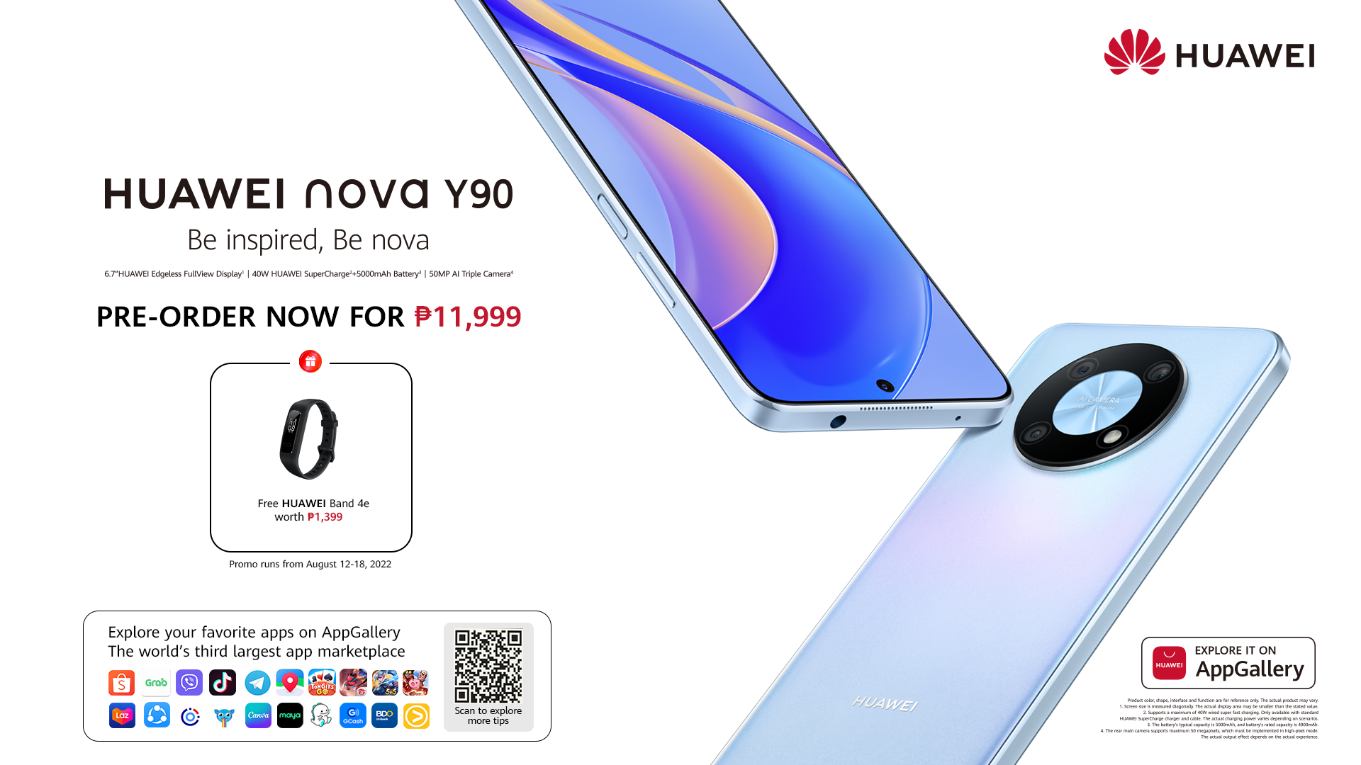 Huawei Announces Price, Pre-order of nova Y90 in the Philippin
