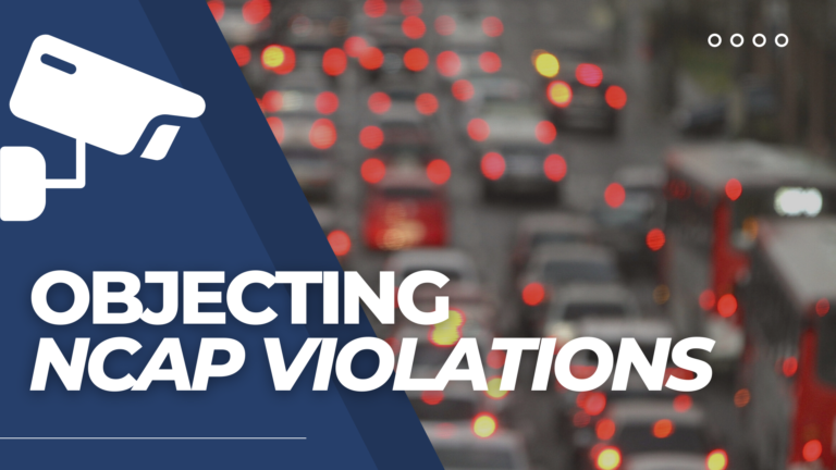 How To Contest NCAP Violations