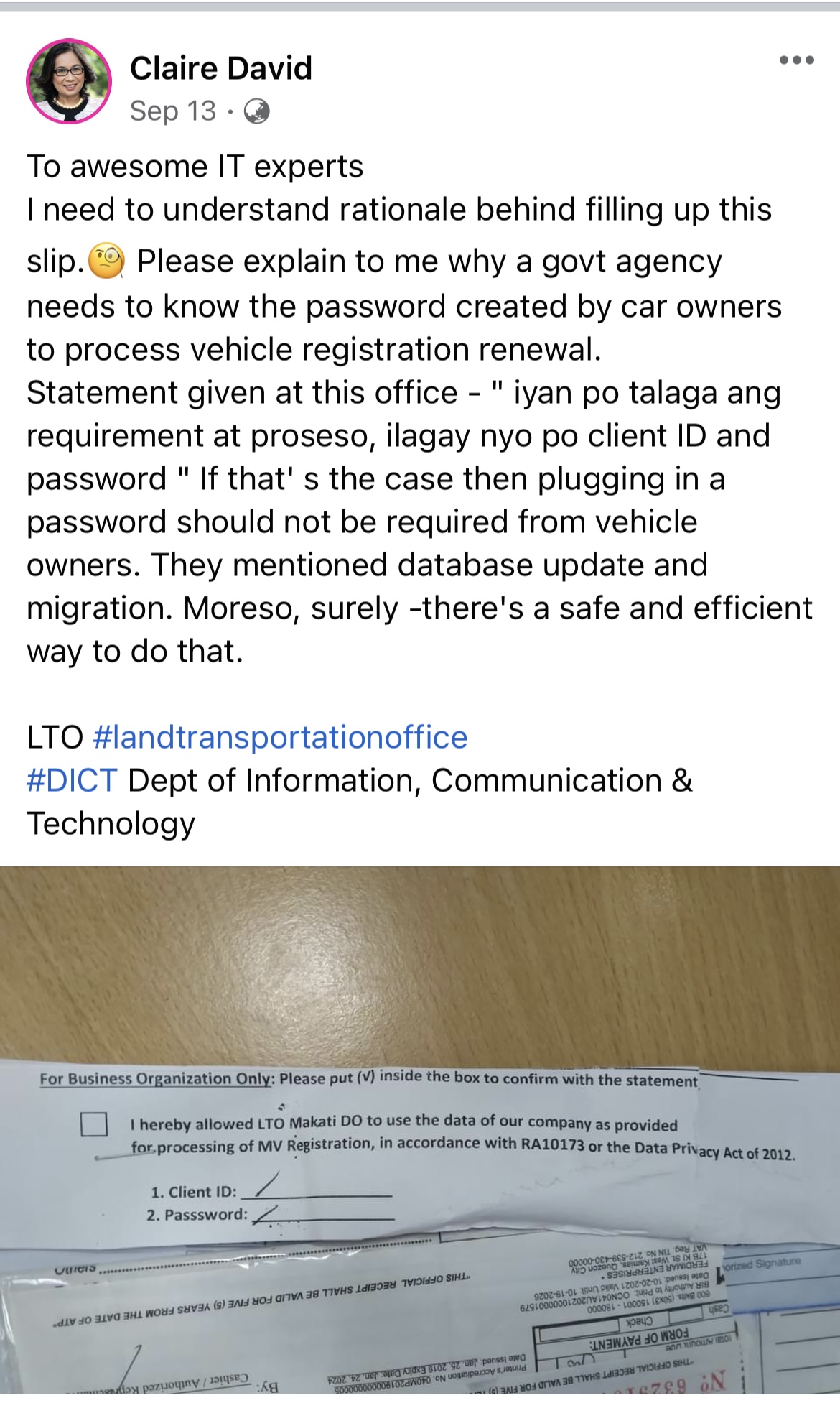 LTO To Probe District Office Asking for LTMS Passwords
