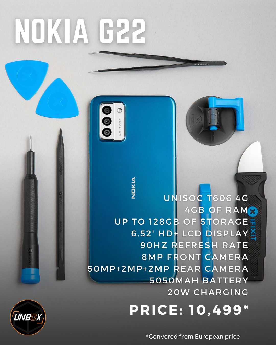 Nokia G22: características, precio y ficha técnica