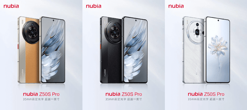 nubia Z50S Pro unveiled: 35mm lens, Snapdragon 8+ Gen2 » YugaTech