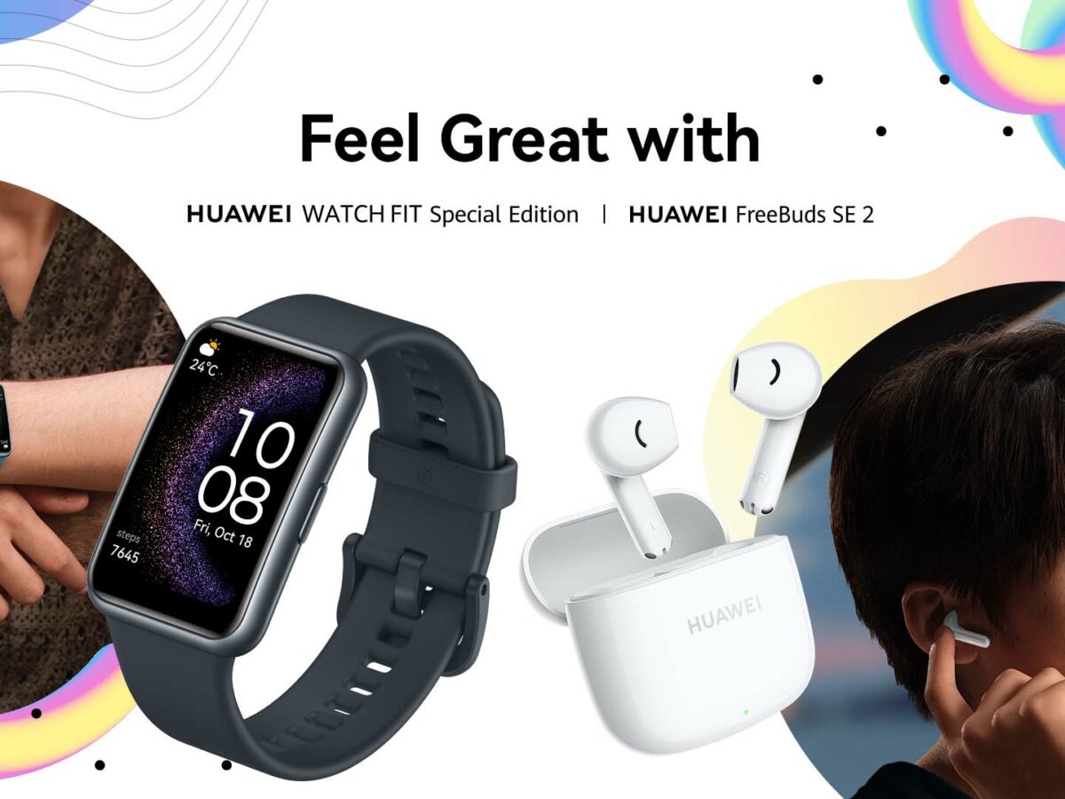 Take on a Smart Lifestyle with The New HUAWEI WATCH FIT Special Edition and HUAWEI  FreeBuds SE 2 